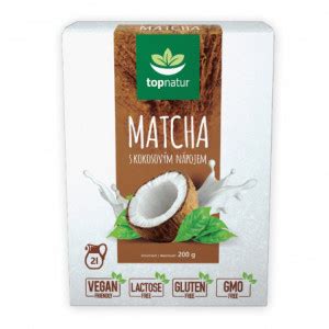 Obal produktu Topnatur Matcha s kokosovým nápojom