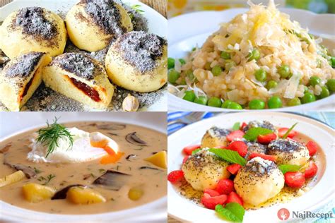 Mix rôznych bezmäsitých jedál