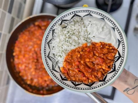 Mleté hovädzie mäso s fazuľou a ryžou