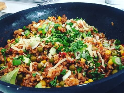 Farebné ingrediencie pre mexické rizoto