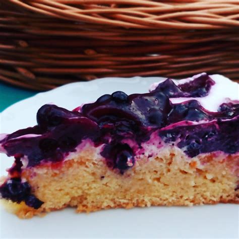 Tvarohovo-čučoriedková torta