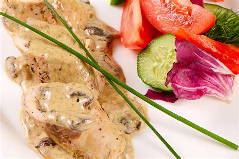 servírovanie morčacích rezňov