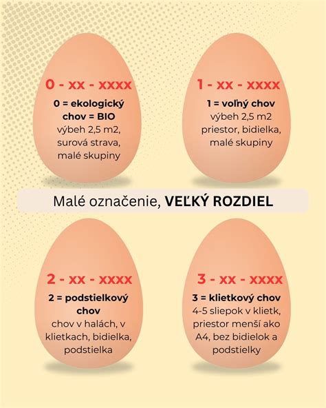 Infografika znázorňujúca rôzne typy chovu sliepok (klietkový, podstielkový, voľný výbeh, bio)