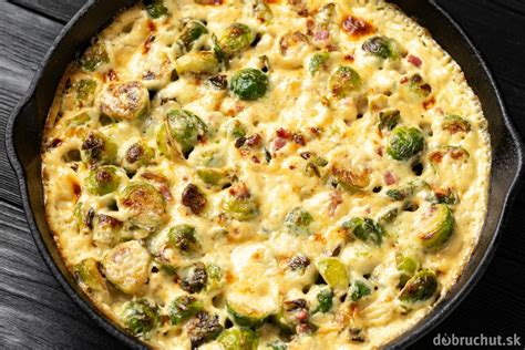 Zapekaný ružičkový kel so syrom