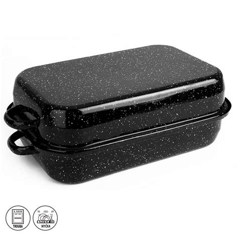 Smaltovaný pekáč s mäsom