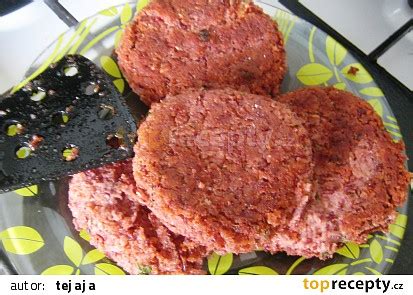 Fazolové placky na prípravu burgeru