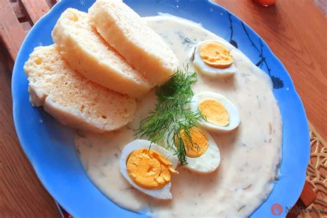 Fotografia jedla s storočnými vajíčkami