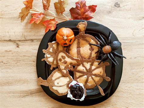 Strašidelné halloweenske dekorácie a jedlá
