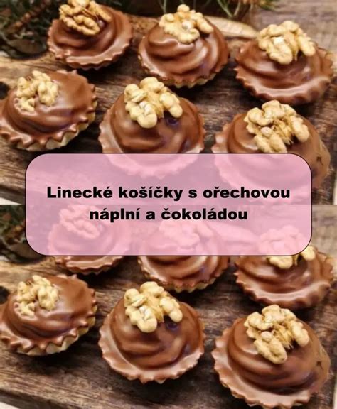 Schéma prípravy lineckých košíčkov s rôznymi plnkami