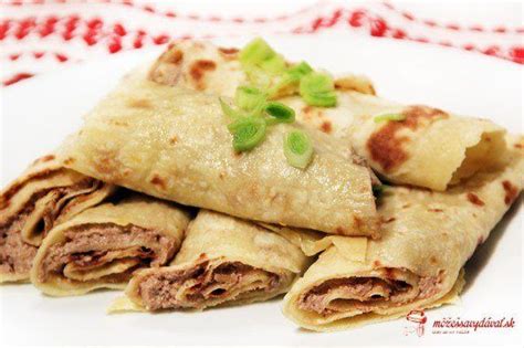 Lokše plnené špenátom a tvarôžkami