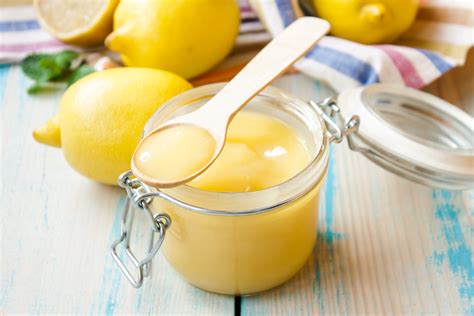 citrónový lemon curd v miske