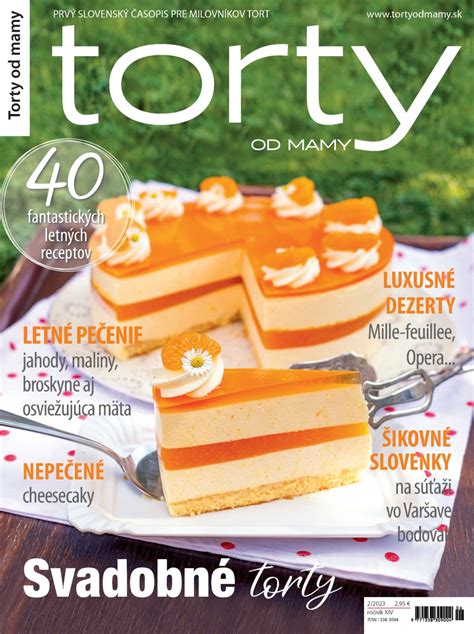 Ukážka torty a dezertov z časopisu Varecha