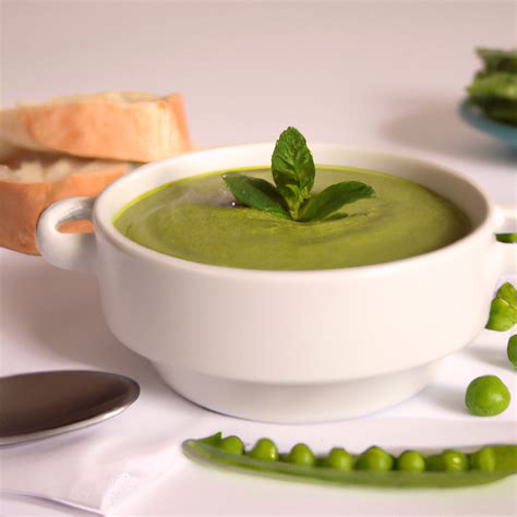 miska s hotovou polievkou zo zeleru a hrášku