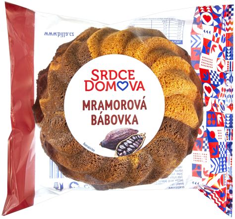 Mramorová bábovka v reze