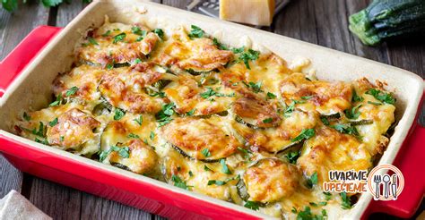 Zapekaná cuketa so syrom v rúre