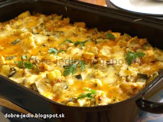 Zapekaná cuketa s tofu