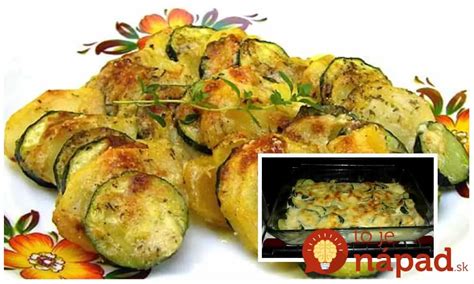 Gratinovaná tekvica so zemiakmi