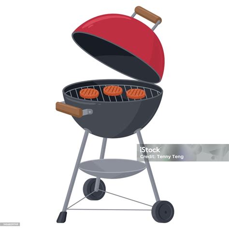 Ilustrácia barbecue kuracích paličiek