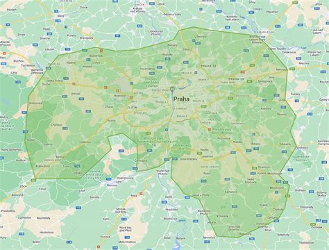 Mapa rozvozu
