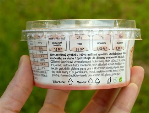 Zloženie etikety kyslej kapusty