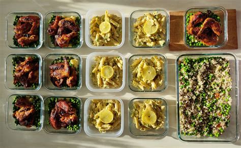 Vizualizácia týždenného bezlepkového jedálnička