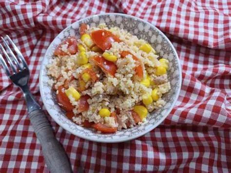 Kuskus s tuniakom a zeleninou