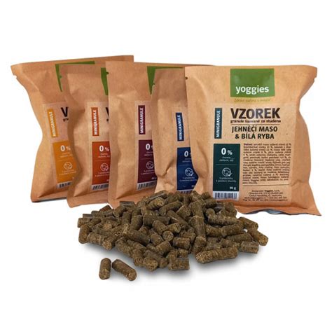 Obrázok rôznych druhov krmiva pre psov