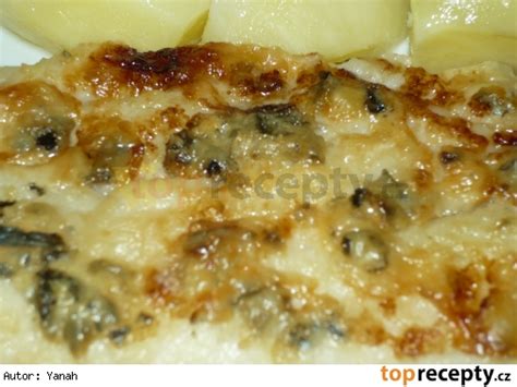 Zapečený pangasius so šampiňónmi