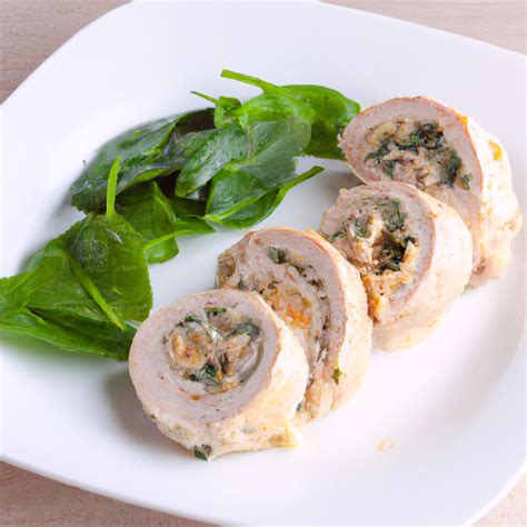 kuracie kapsy so syrom a špenátom