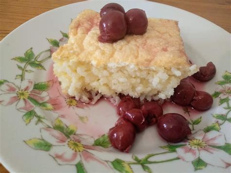 Zapečený ryžový nákyp s ovocím