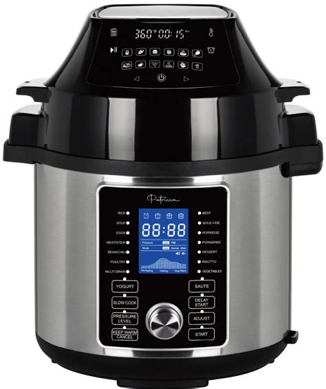 Ilustrácia multifunkčného hrnca s rôznymi programami