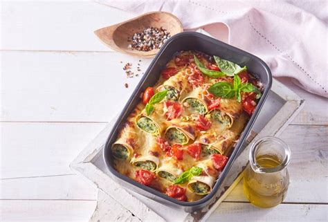 naplnené a zapečené cannelloni