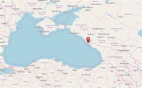 Mapa olympijského Soči