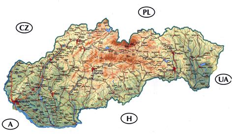 Mapa regiónu Detva s vyznačenými strojárskymi závodmi a potenciálnymi lokalitami ťažby zlata.