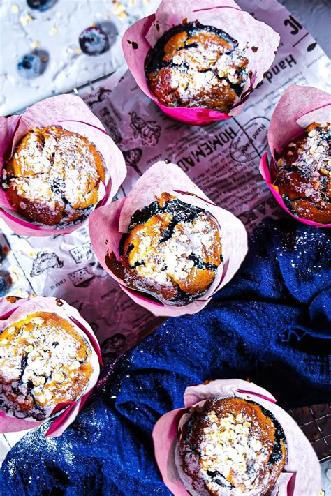 Zdravé muffiny s čučoriedkami