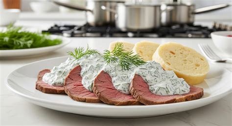 Servírovanie plneného hovädzieho žalúdka