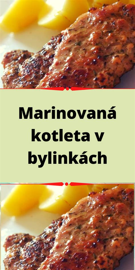 Marinovaná divina v bylinkách
