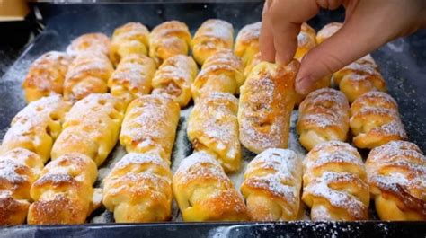 Rožky plnené jablkami so škoricou