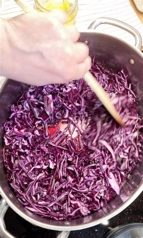 Ingrediencie na dusenú červenú kapustu