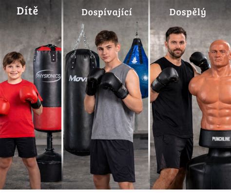 Rôzne typy a značky boxovacích vriec