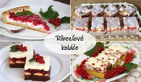 Rozmanité ríbezľové koláče a dezerty