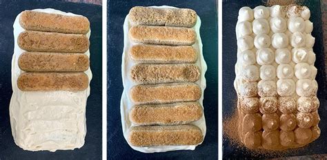 Proces vrstvenia tiramisu