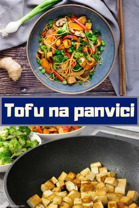 Ilustračná fotka údeného tofu na panvici