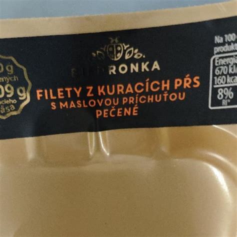 Infografika s nutričnými hodnotami údených kuracích pŕs