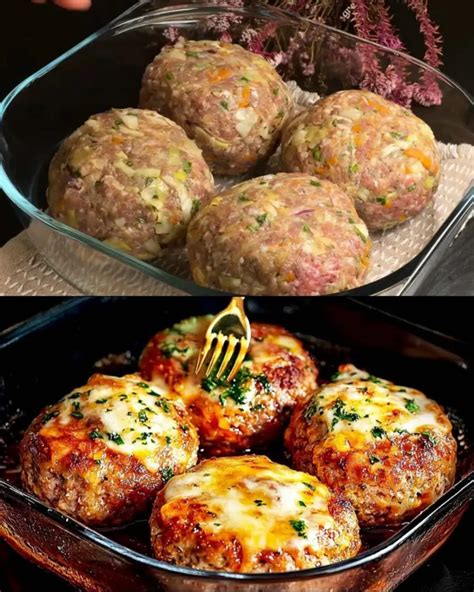 Mäsové guľky v pekáči so syrom