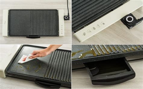 Návod na čistenie elektrického grilu