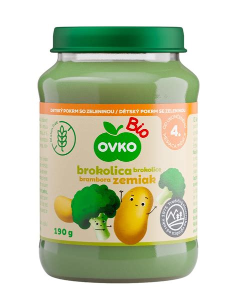 Brokolica a jablko - detský príkrm