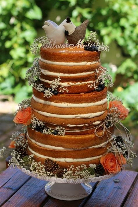 Nahá svadobná torta
