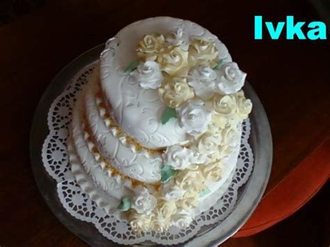 Detail fondánovej torty