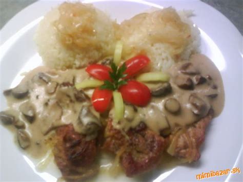 Bravčové rezne s hríbovou omáčkou
